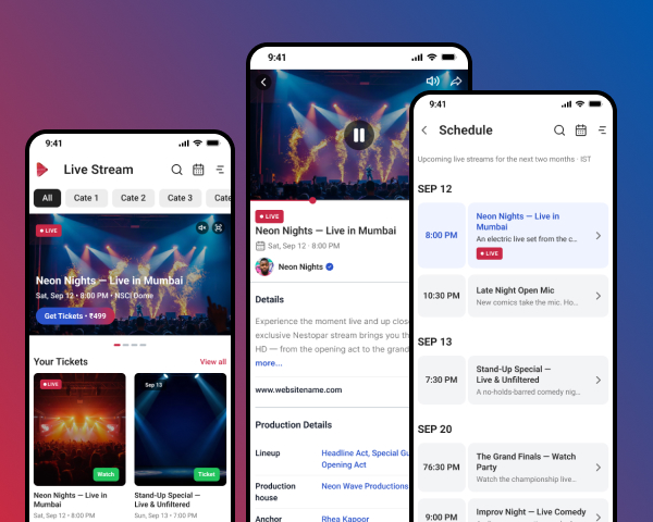 Watch Nestopar Live from anywhere